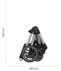 Cybex Poussette 2-en-1 Eos Lux - Moon Black - Mode Bébé Claye