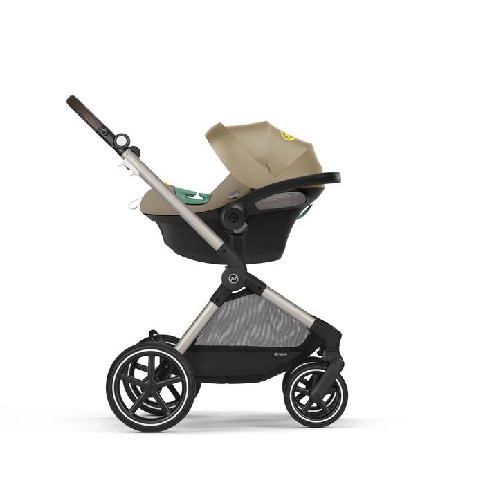 Cybex Poussette 2-en-1 Eos Lux - Seashell Beige - Mode Bébé Claye