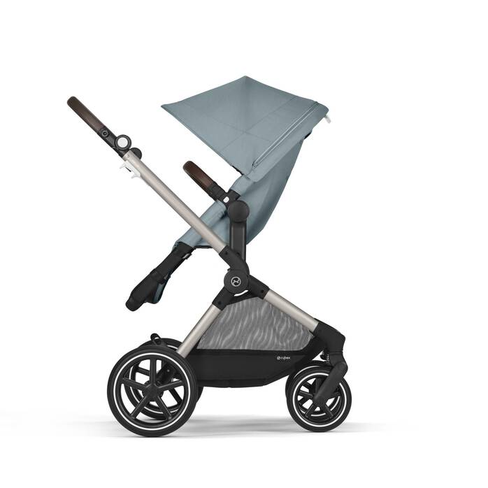 Cybex Poussette 2-en-1 Eos Lux - Stormy Blue - Mode Bébé Claye