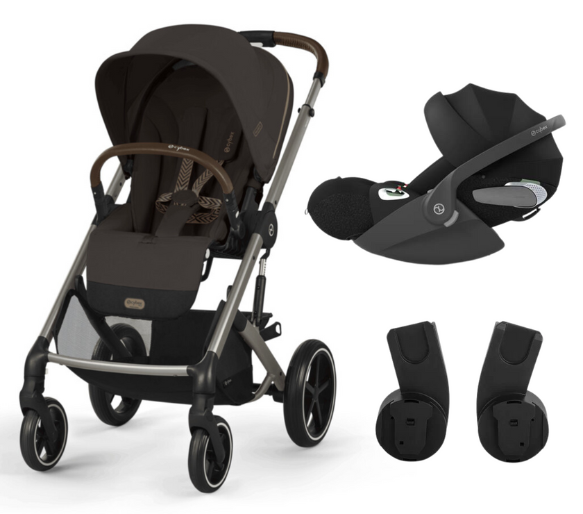 Duo Balios S Lux Chocolate Brown - Cloud T i-Size Plus Sepia Black - Mode Bébé Claye