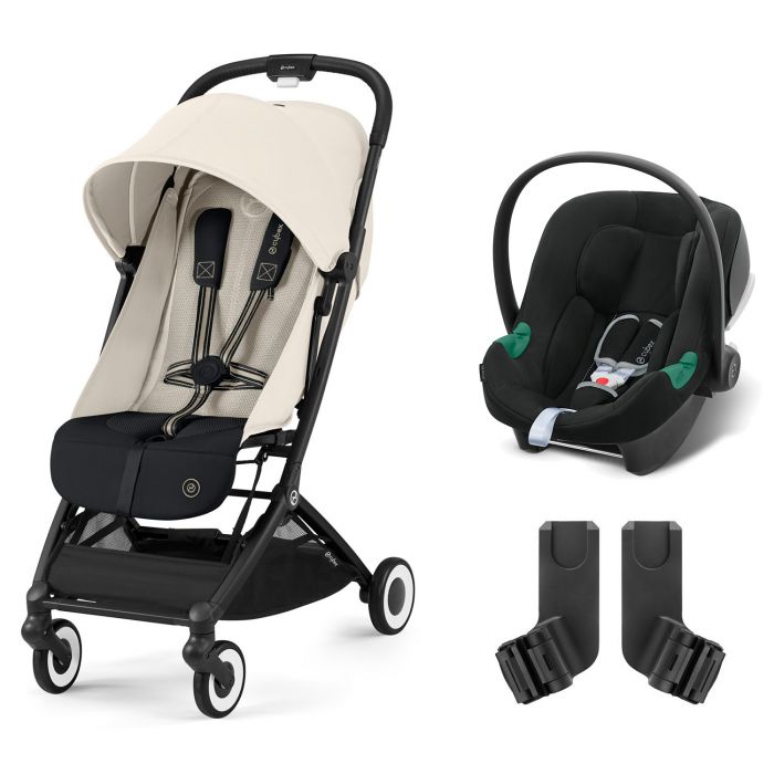 Duo Orfeo + Aton B2 i-Size - Canvas White - Mode Bébé Claye
