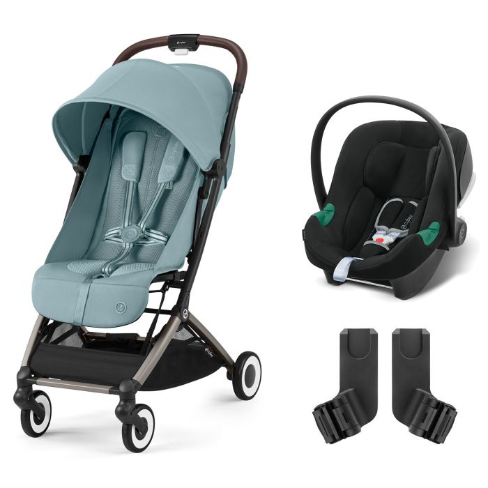 Duo Orfeo + Aton B2 i-Size - Stormy Blue - Mode Bébé Claye