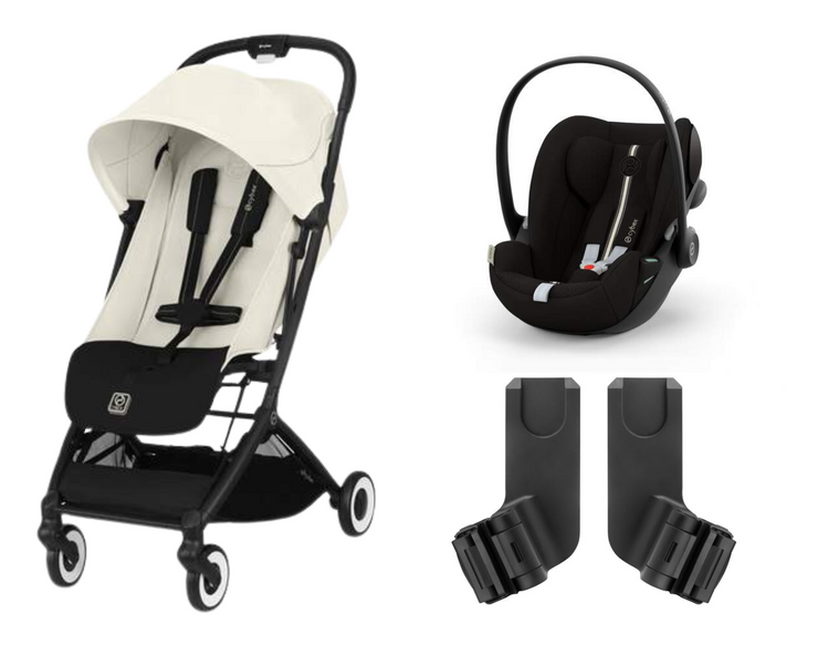 Duo Orfeo + Cloud G i-Size - Canvas White - Mode Bébé Claye