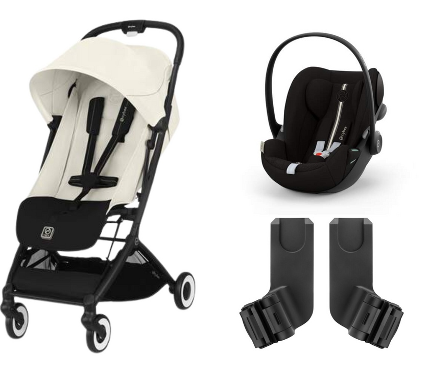 Duo Orfeo + Cloud G i-Size - Canvas White - Mode Bébé Claye