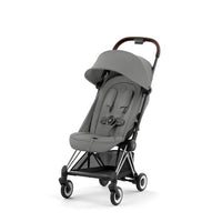 Poussette Coya Chrome Brown Mirage Grey - Mode Bébé Claye