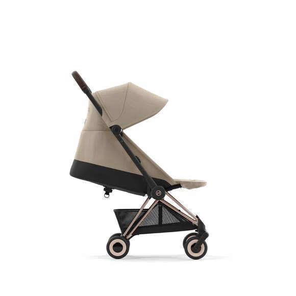 Poussette Coya Rosegold Cozy Beige - Mode Bébé Claye