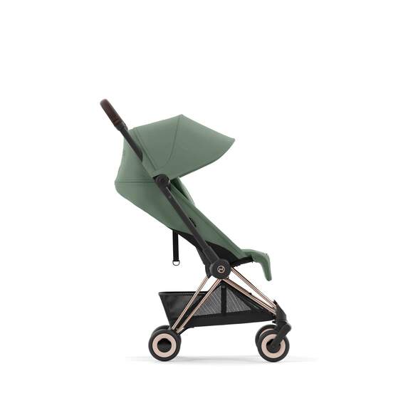 Poussette Coya Rosegold Leaf Green - Mode Bébé Claye