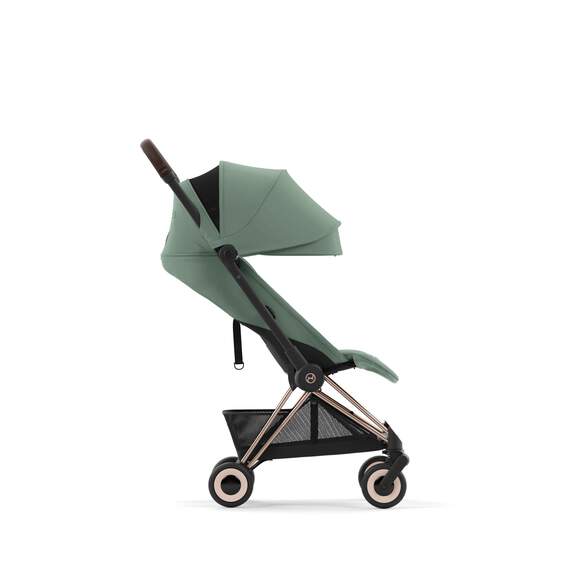 Poussette Coya Rosegold Leaf Green - Mode Bébé Claye