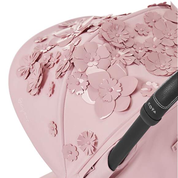 Poussette Coya Simply Flowers Pink - Mode Bébé Claye