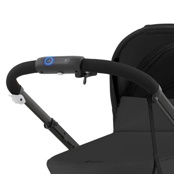 Poussette Double Cybex e-Gazelle S - Moon Black - Mode Bébé Claye