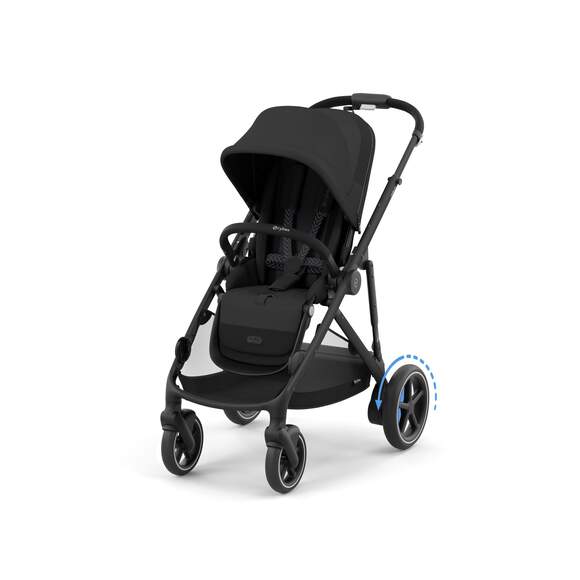 Poussette Double Cybex e-Gazelle S - Moon Black - Mode Bébé Claye