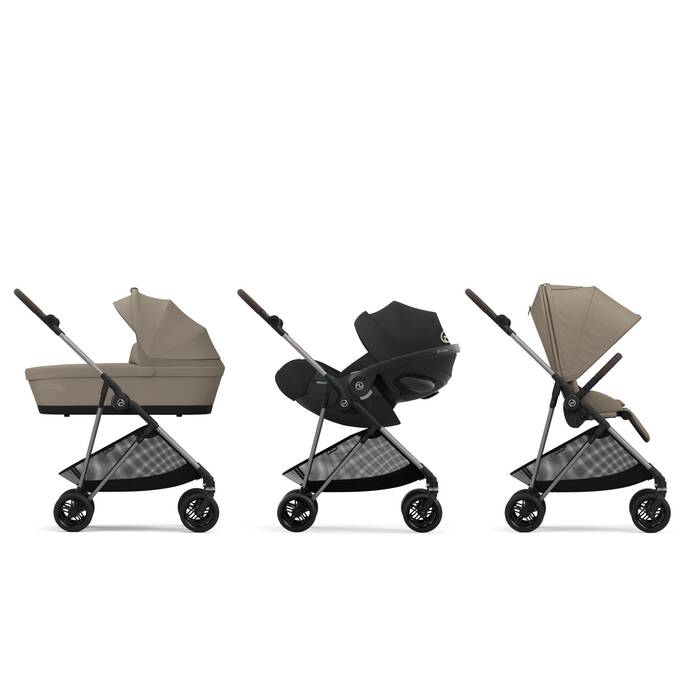 Poussette Melio Almond Beige - Mode Bébé Claye