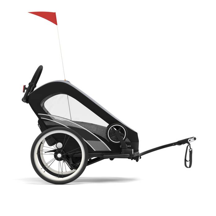 Remorque de vélo Zeno Bike All Black - Mode Bébé Claye