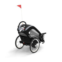 Remorque de vélo Zeno Bike All Black - Mode Bébé Claye