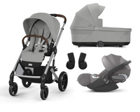 Trio Balios S Lux 3 + Nacelle S Lux + Cloud T i-Size - Gris - Mode Bébé Claye