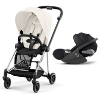 Duo Mios Chrome Black + Cloud T i-Size - Blanc/Noir