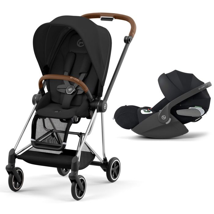 Duo Mios Chrome Brown + Cloud T i-Size - Noir