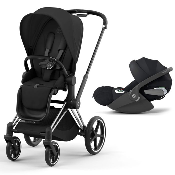 Duo Priam Chrome Black + Cloud T i-Size - Noir