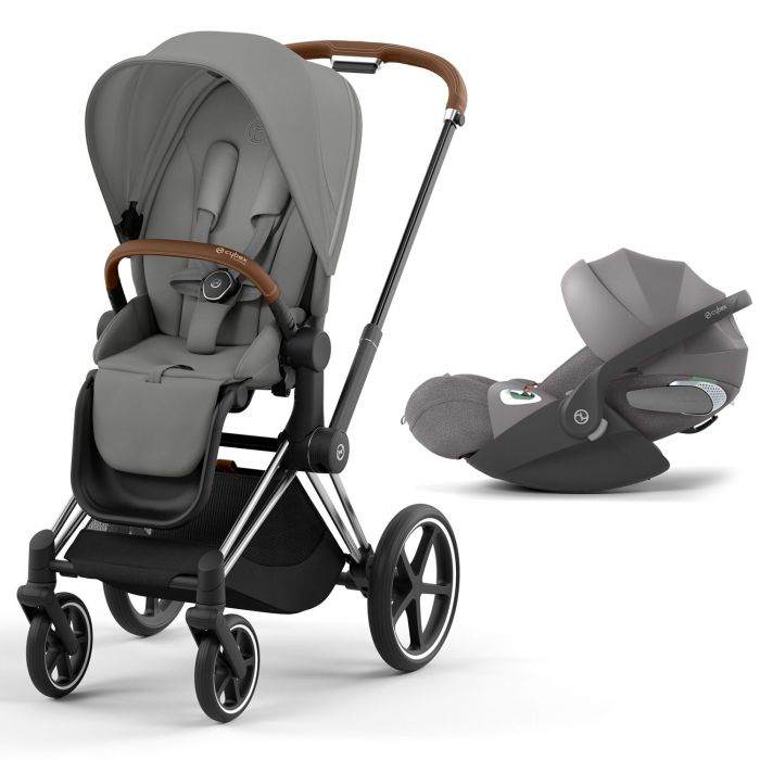 Duo Priam Chrome Brown + Cloud T i-Size - Gris
