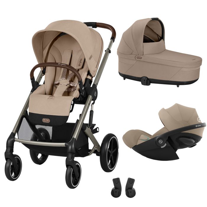Trio Balios S Lux 3 + Nacelle S Lux + Cloud G i-Size - Almond Beige