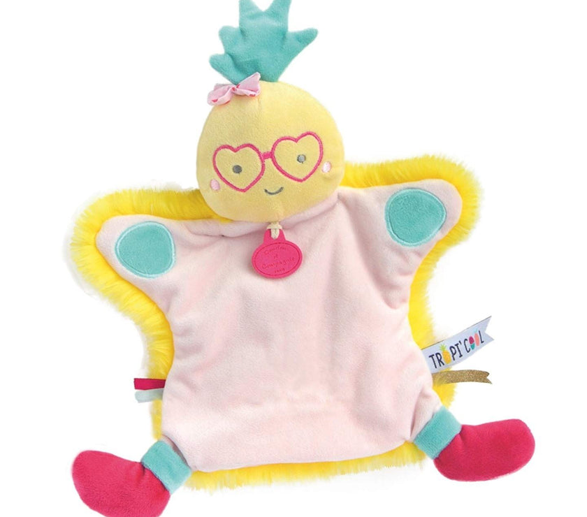 Doudou marionnette Ananas