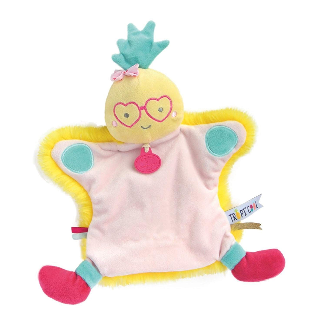 Doudou marionnette Ananas