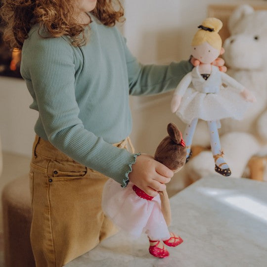 Poupée en tissu danseuse - Anais, ma petite ballerine - 35 cm