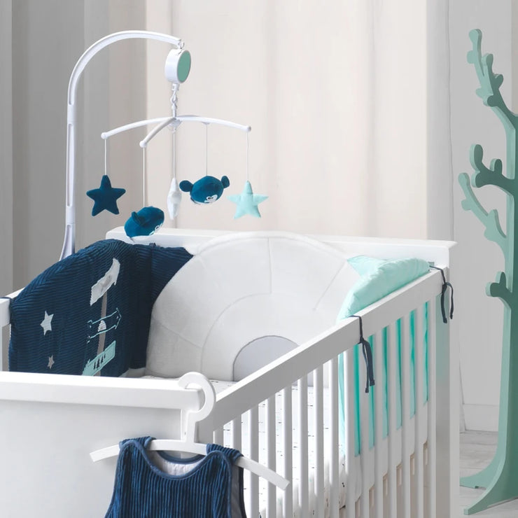 Tour de Lit Pingou Bleu - Mode Bébé Claye