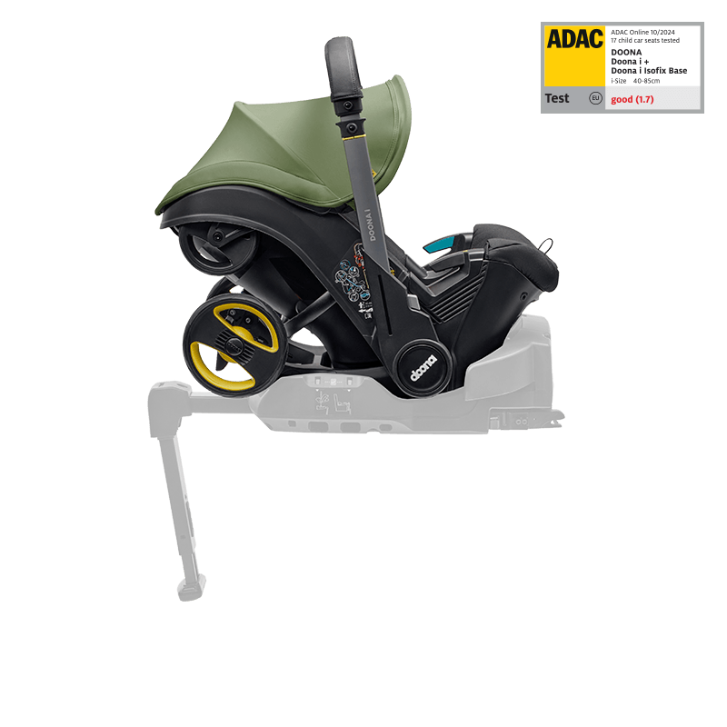 Doona-i Siège Auto & Poussette - Vert - Mode Bébé Claye