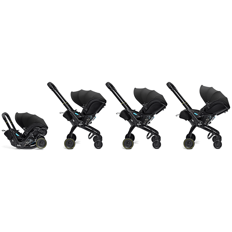 Doona X Siège Auto & Poussette - Nitro Black - Mode Bébé Claye