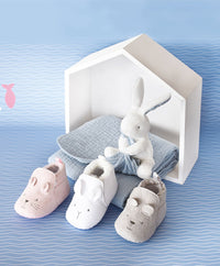 Coffret chaussons Bébé gris - 0/6 mois - Mode Bébé Claye