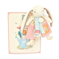 Doudou attache-sucette LAPIN CIBOULETTE - Mode Bébé Claye
