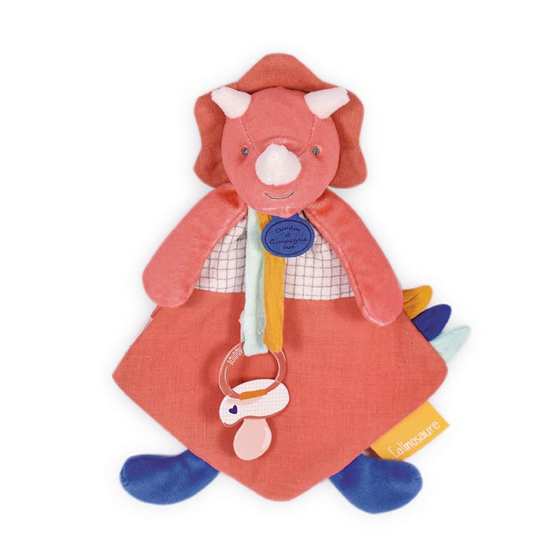 Doudou dinosaure Lou attache sucette - Mode Bébé Claye