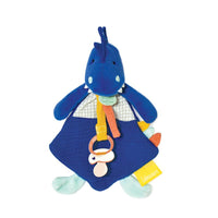 Doudou dinosaure Sachou attache-sucette - Mode Bébé Claye
