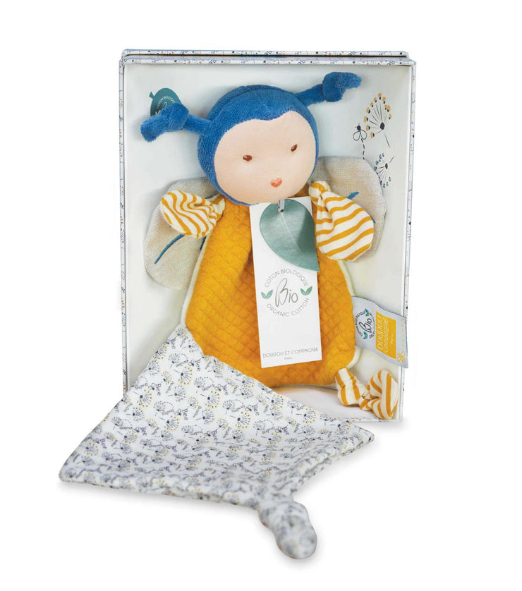 Doudou et Compagnie Doudou attache-sucette Pollen - Mode Bébé Claye
