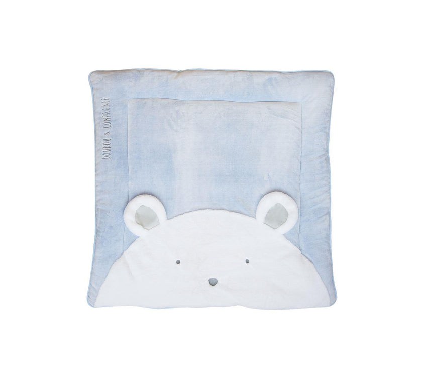 Doudou et Compagnie Tapis de parc Tapidou Ours bleu - Mode Bébé Claye