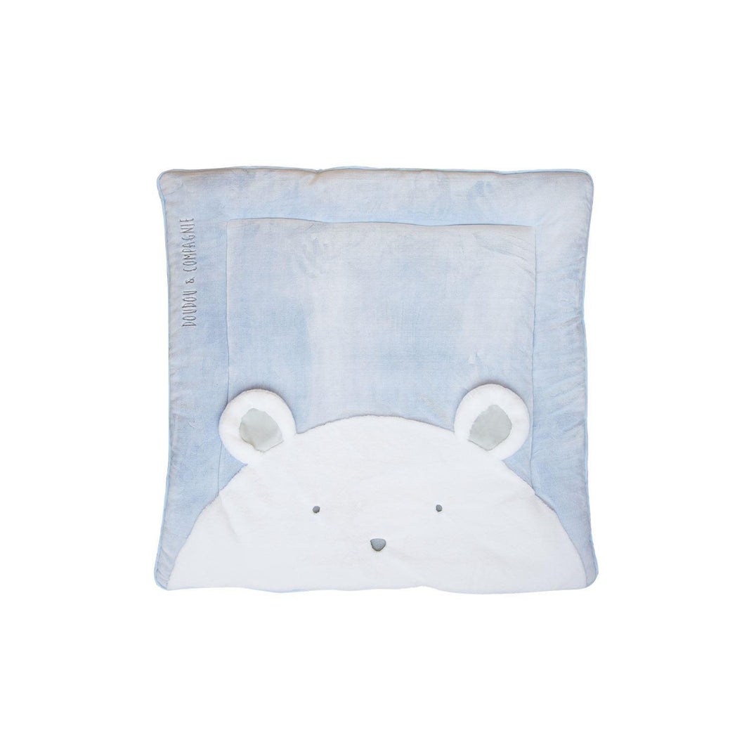 Doudou et Compagnie Tapis de parc Tapidou Ours bleu - Mode Bébé Claye