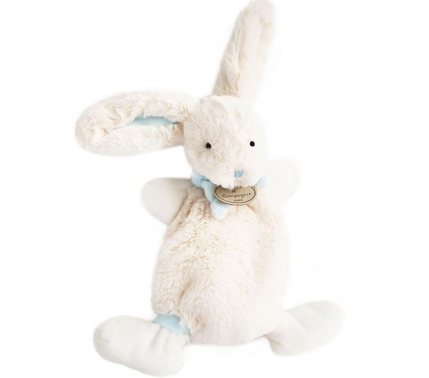 Doudou  Lapin Bonbon Bleu - Mode Bébé Claye