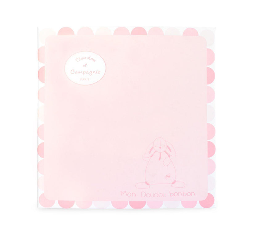 Doudou Lapin Bonbon Rose - Mode Bébé Claye