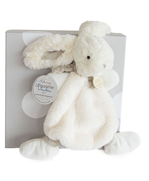 Doudou Lapin Bonbon Taupe - Mode Bébé Claye
