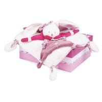 Doudou Lapin Cerise  Rose - Mode Bébé Claye
