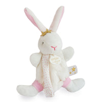 Doudou Lapin Etoile Rose avec attache-sucette - Mode Bébé Claye