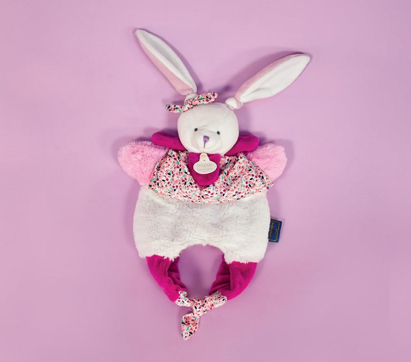 Doudou Lapin marionnette AMUSETTE - Mode Bébé Claye