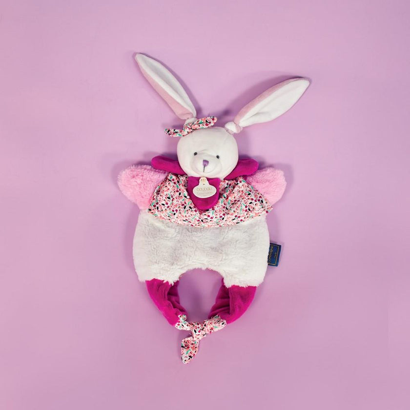 Doudou Lapin marionnette AMUSETTE - Mode Bébé Claye