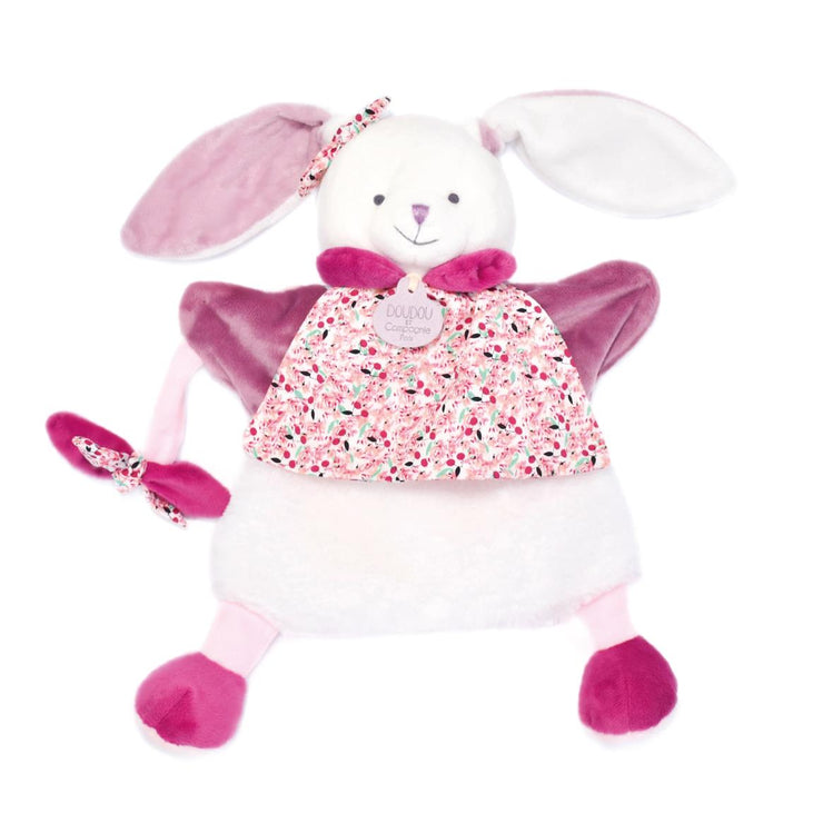 Doudou Lapin marionnette Lapin Cerise - Mode Bébé Claye