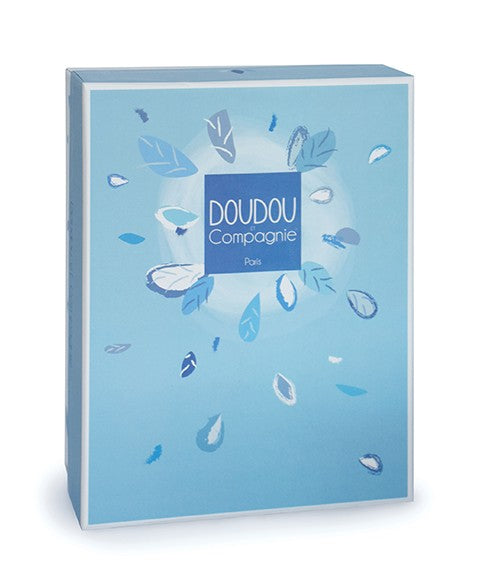 Doudou Méli-mélo -lapin bleu - Mode Bébé Claye