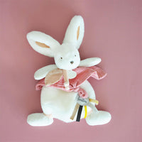 Doudou pompon blanc 25 cm HAPPY BOHO - Mode Bébé Claye