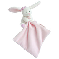 Lapin Mouchoir Rose Boîte Fleur - Mode Bébé Claye