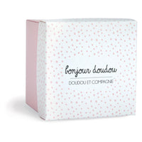 Lapin Mouchoir Rose Boîte Fleur - Mode Bébé Claye