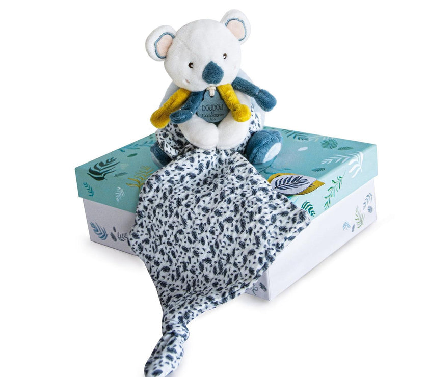 Pantin avec doudou YOCA le Koala - Mode Bébé Claye